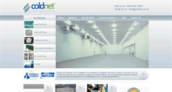 Desktop Screenshot of coldnet.co.uk